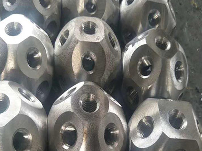 合山螺栓球网架杆件制作